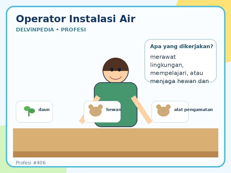 Operator instalasi air