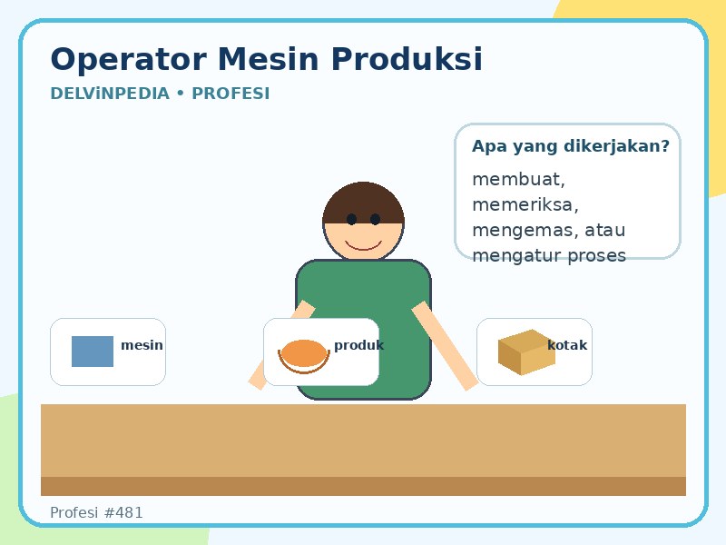 Operator mesin produksi