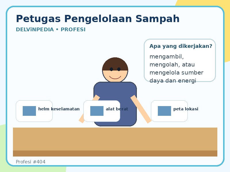 Petugas pengelolaan sampah